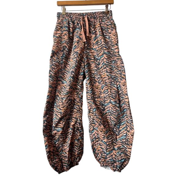 Free People Movement Zephyr Print Balloon Jogger Pull On  Pants Size S - Picture 2 of 10